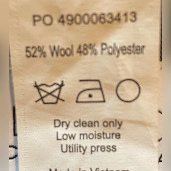 Collection By Michael Strahan Blazer Sport Coat Suit Jacket Men’s Dark Gray 46L - Picture 8 of 8